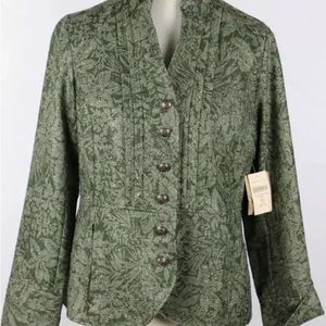 Olive Green Tweed Jacket